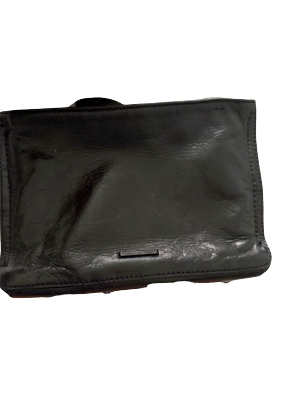 Rebecca Minkoff Convertible Crossbody Bag Leather Purse Black - Picture 6 of 13